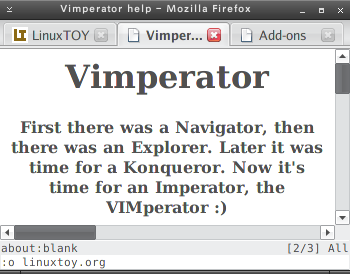 Vimperator