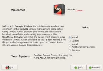 Compiz Fusion
图形化安装器