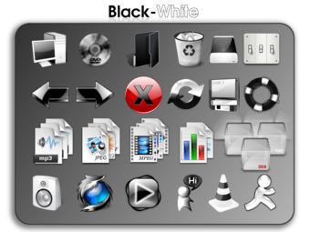 Black-white icon
theme