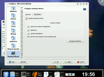 KDE 4.0
桌面效果展示