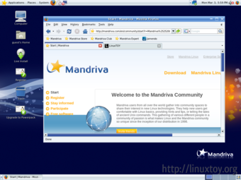 Mandriva Linux
桌面