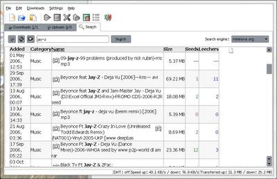 KTorrent search
